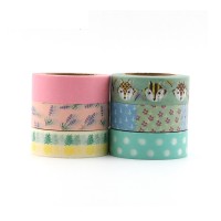 cheap and good quantity Stock Washi Tape Colorful Decorative Japanese Paper Tape