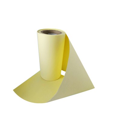 yellow kraft paper one side silicone coated release paper sheet